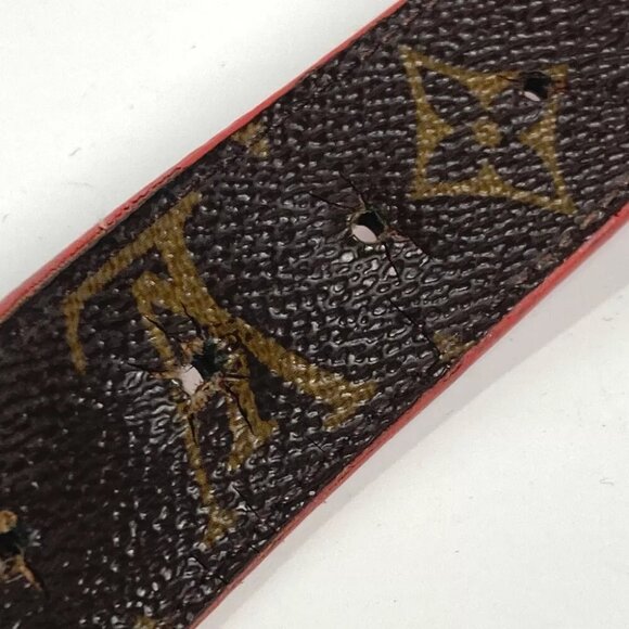 LOUIS VUITTON Monogram Ceinture-LV Initial 30MM Reversible Belt - Picture 9 of 14
